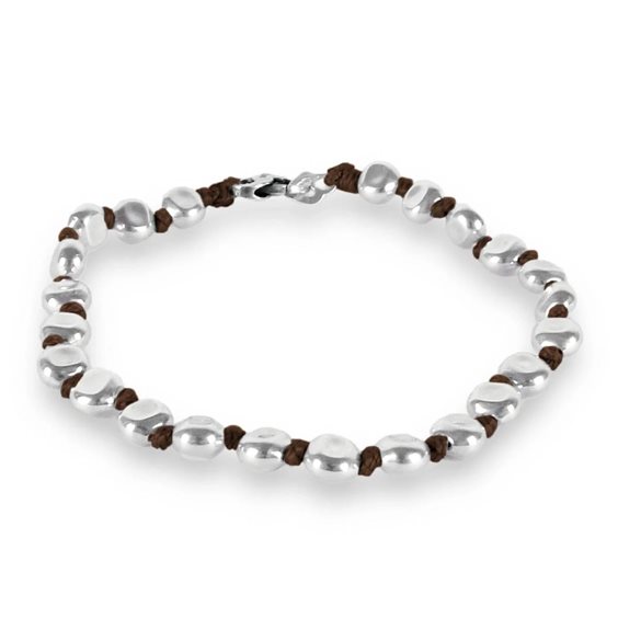 Bracelet Spadarella Spadini in Argent SPBR275-17.5 MARRONE - SPBR275-17.5 MARRONE